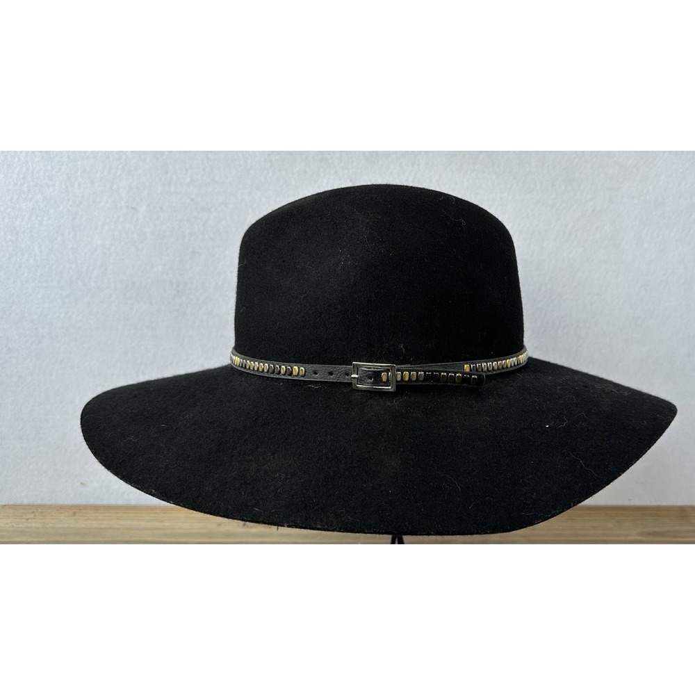 ANNA & Eva Wool Western Hat Black Women's O/S